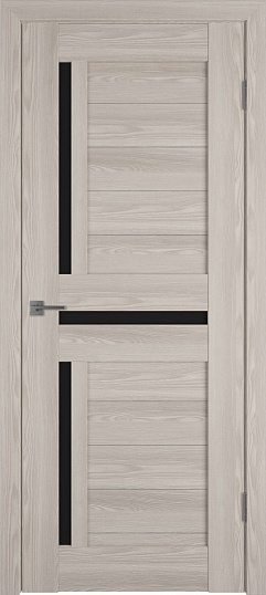 Дверь ВФД серия Line модель Line 16 стекло Black Gloss