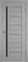 Дверь ВФД серия Line модель Line 9 стекло Black Gloss