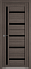 Дверь ВФД серия Atum модель 18 стекло Black Gloss
