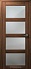 Дверь Дверона модель Кватро стекло сатинат 3D