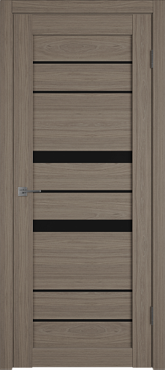 Дверь ВФД серия Atum Pro модель 30 стекло Black Gloss